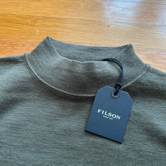 FILSON Highland Merino Wool Sweater RARE - Picture 5 of 9